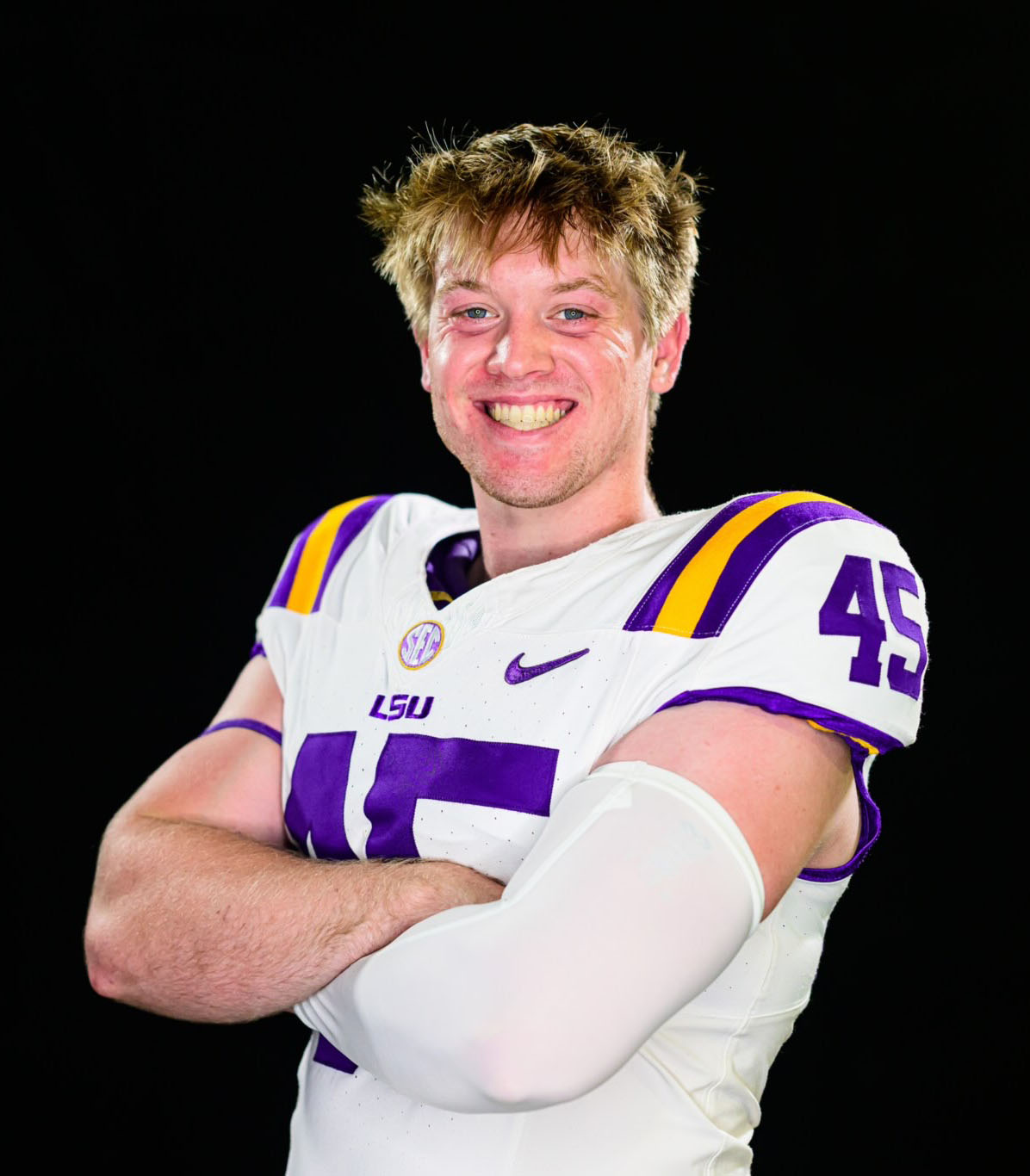 Portrait of Jake Davis in football jersey Placeholder Image