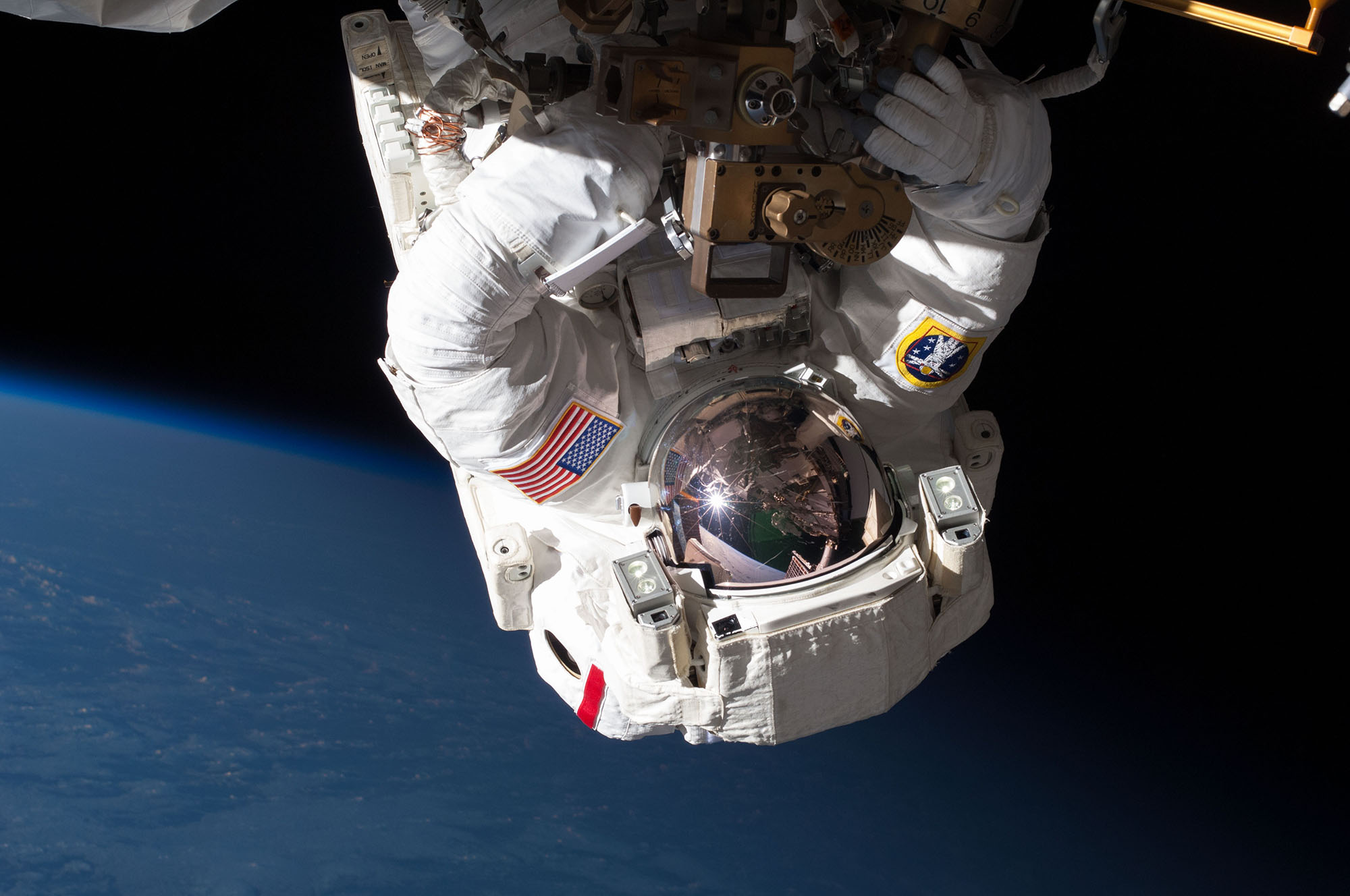 Astronaut in space