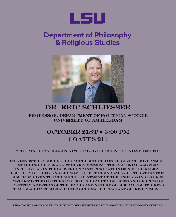 schliesser talk