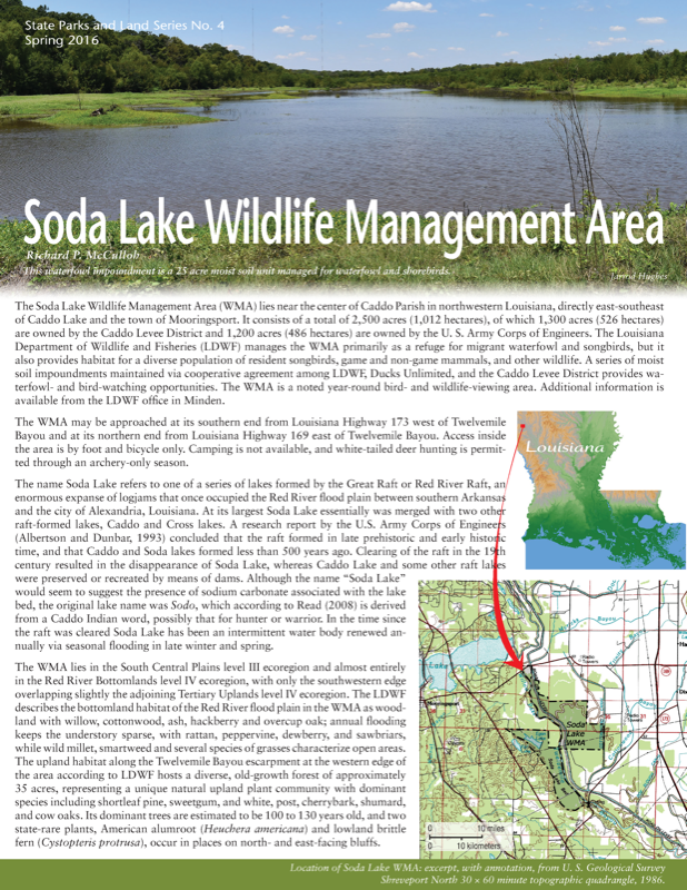 Soda Lake Wildlife Management Area.